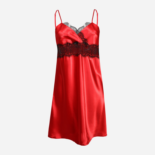 Koszula nocna damska DKaren Slip Doris XS Czerwona (5903251395701) - obraz 3