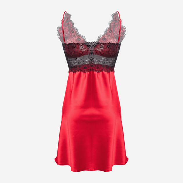 Koszula nocna damska DKaren Slip Fabien M Czerwona (5903068507588) - obraz 4