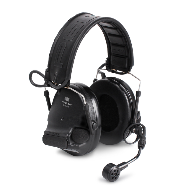 Активні навушники 3M Peltor Comtac VI NIB hearing defender двочастотні Чорний 2000000129525 - зображення 1