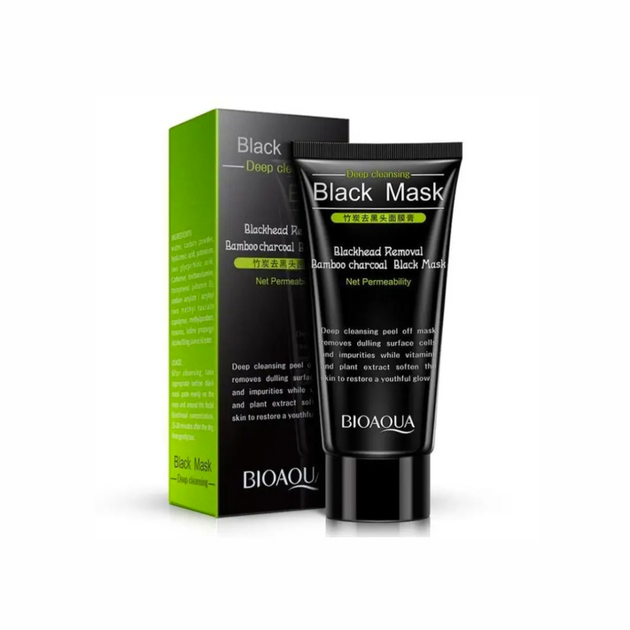 Маска для лица для удаления черных точек Bioaqua Deep Cleansing Black ...