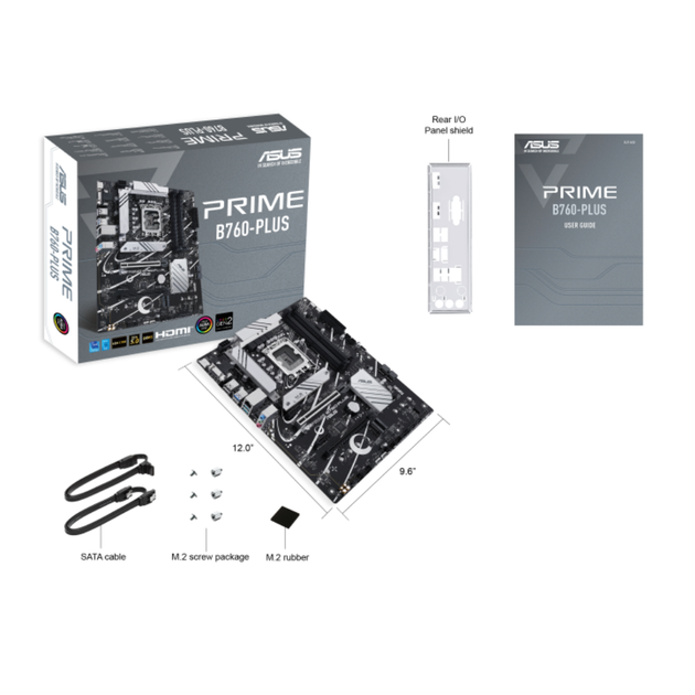 Материнская плата Asus PRIME B760-PLUS Socket 1700/Intel B760/ATX/1хHDMI/VGA/DisplayPort - изображение 4