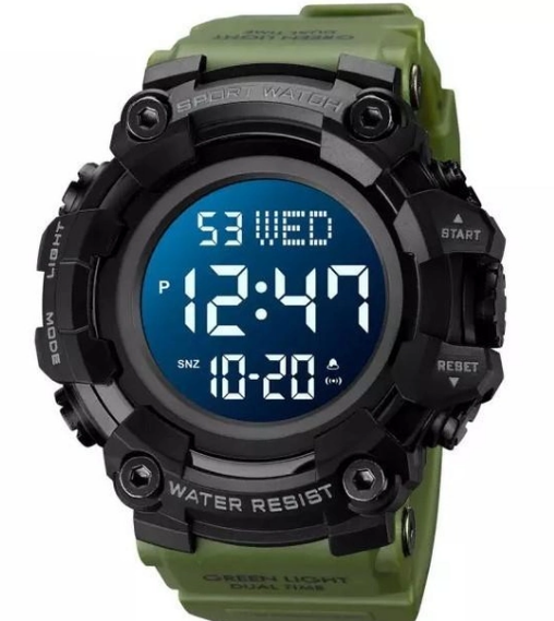 Часы наручные Skmei 1968AG army green - Фото 2 Часы наручные Skmei 1968AG army green - изображение 2