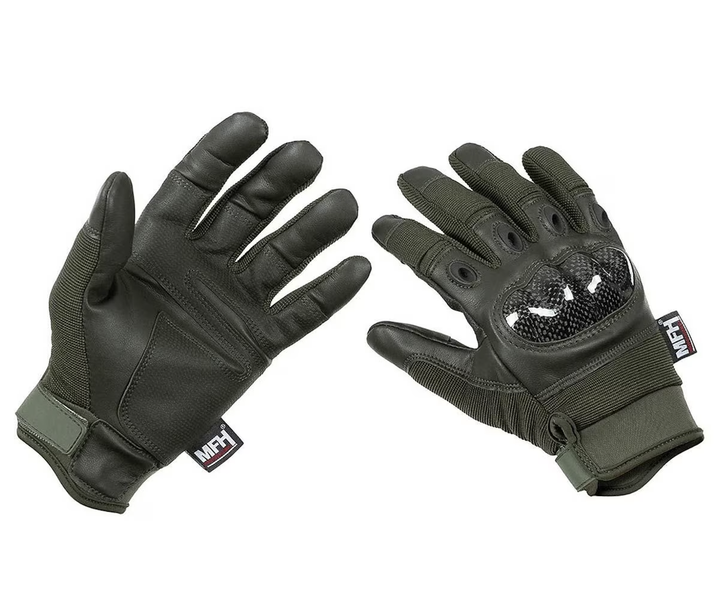 Тактичні рукавиці MFH Tactical Gloves Mission - Olive XXL - зображення 1