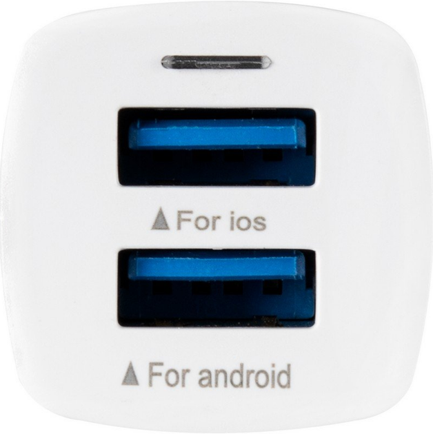 Автомобильное зарядное устройство Gelius Pro Apollo GP-CC01 3.1A с кабелем Type-C White - изображение 4