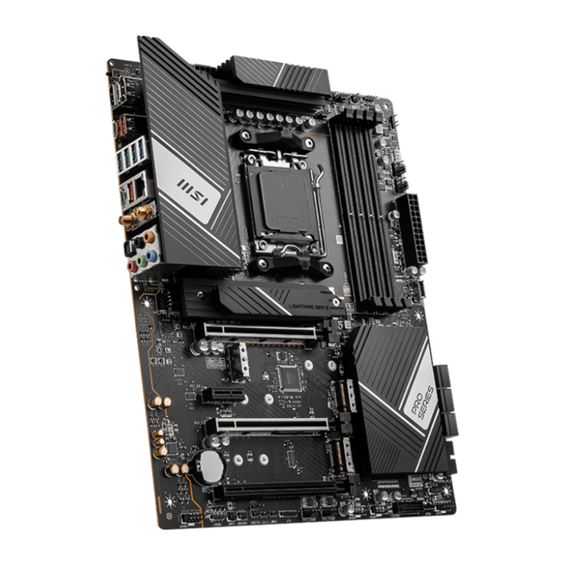 Материнська плата MSI PRO X670-P WIFI Socket AM5/AMD X670/ATX/Bluetooth/Wі-Fі - Фото 1 Материнська плата MSI PRO X670-P WIFI Socket AM5/AMD X670/ATX/Bluetooth/Wі-Fі - зображення 1