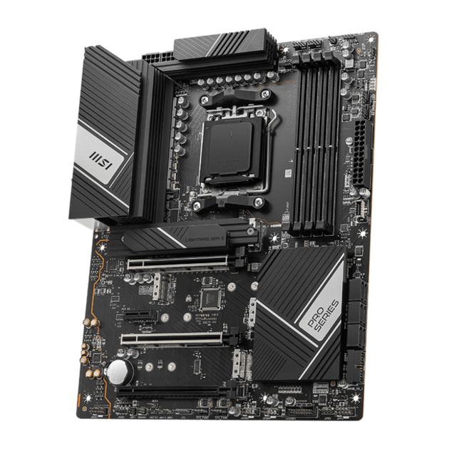 Материнська плата MSI PRO X670-P WIFI Socket AM5/AMD X670/ATX/Bluetooth/Wі-Fі - Фото 2 Материнська плата MSI PRO X670-P WIFI Socket AM5/AMD X670/ATX/Bluetooth/Wі-Fі - зображення 2