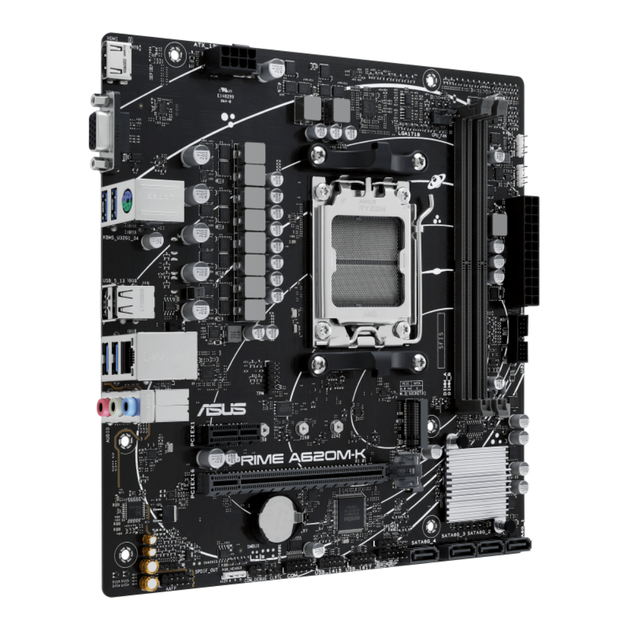 Материнская плата ASUS PRIME A620M-K Socket AM5/AMD A620/microATX/1xHDMI/USB - изображение 2