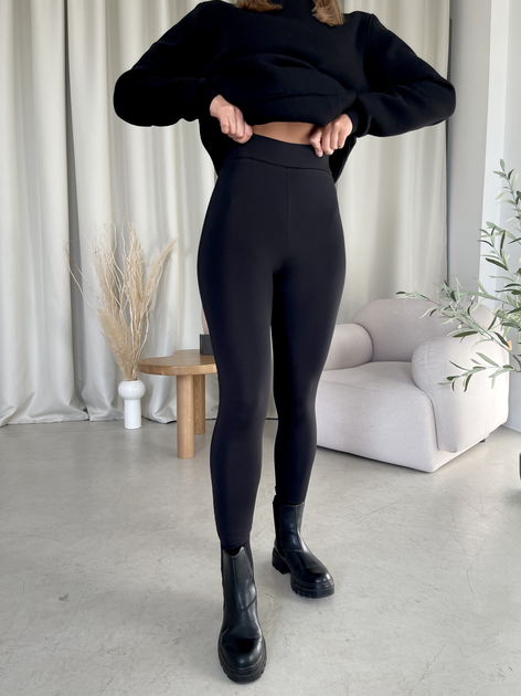 Лосины зимние утепленные женские Merlini Бельвес 600000231 L-XL Черные ...