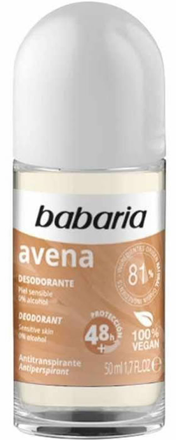 Antyperspirant Babaria Avena Roll On 50 ml (8410412280167) - obraz 1