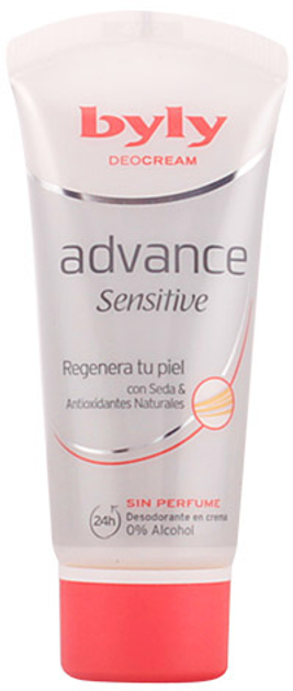 Dezodorant-krem Byly Advanced Sensitive Cream 50 ml (8411104003750) - obraz 1