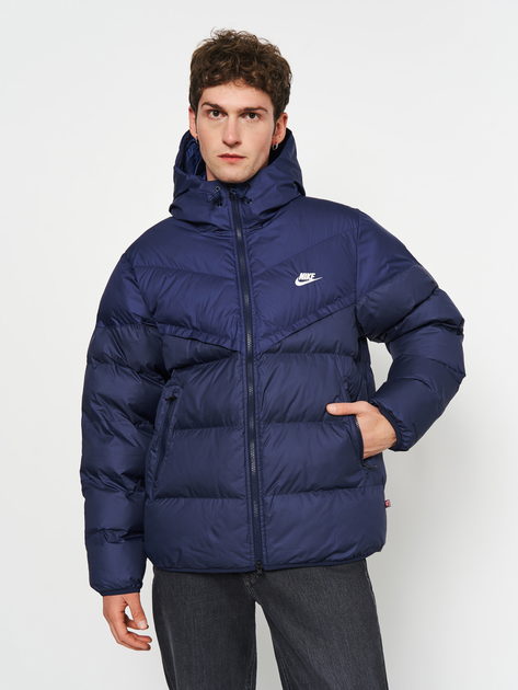 Куртка зимняя мужская Nike M Nk Sf Wr Pl-Fld Hd Jkt FB8185-410 M Blue ...