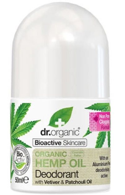 Dezodorant Dr. Organic Hemp Oil 50 ml (5060391841281) - obraz 1