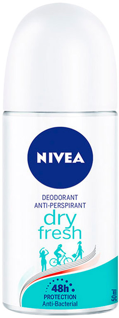 Дезодорант Nivea Dry Fresh Roll On 50 мл (4005900488459) - зображення 1