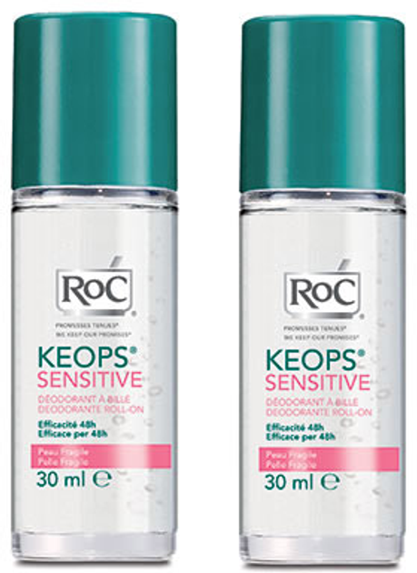 Dezodorant Roc Keops Sensitive Roll On 2 x 30 ml (3574661089164) - obraz 2