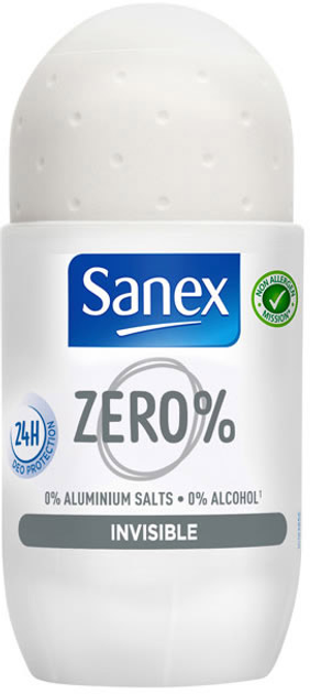 Antyperspirant Sanex Zero Invisible Roll On 50 ml (8718951246874) - obraz 1