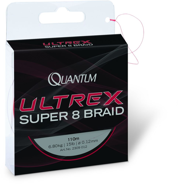 Шнур Quantum Ultrex Super 8 Braid, 0,17 мм, 110 м, 10кг (2309017) - зображення 3