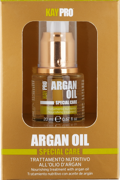 Рідкі кристали з Аргановою олією для сухого волосся KayPro Argan Oil 20 мл - Фото 1 Рідкі кристали з Аргановою олією для сухого волосся KayPro Argan Oil 20 мл - изображение 1