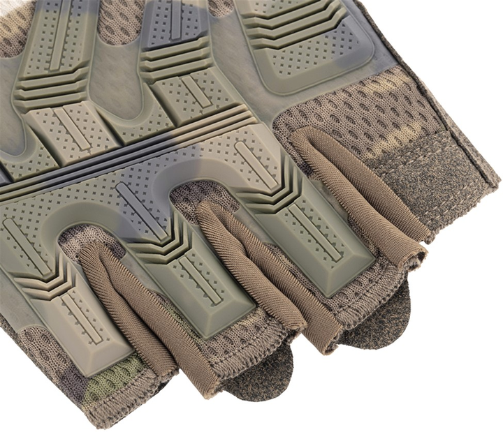 Перчатки тактические 2E беспалые XL Камуфляж (2E-TACTGLOSUM-XL-MC) - изображение 2