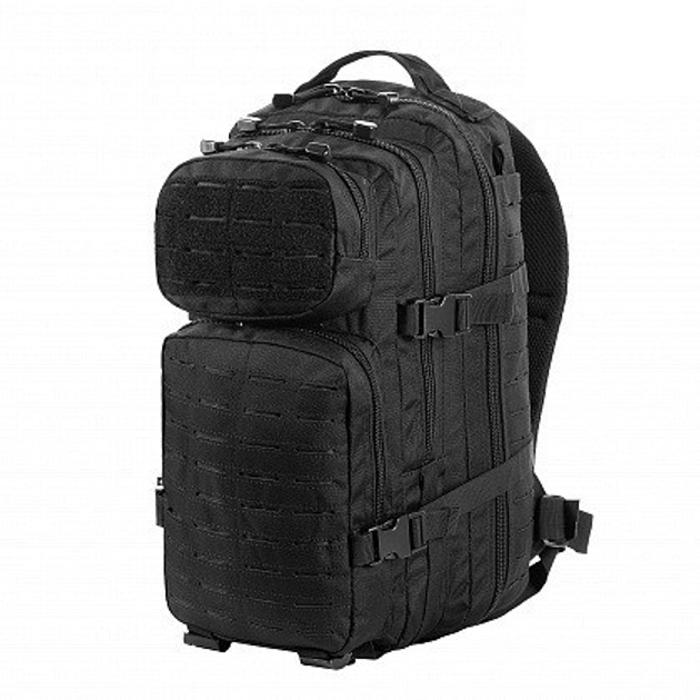 Рюкзак тактический (20 л) M-Tac Assault Pack Laser Cut Армейский Black (Черный) - изображение 1