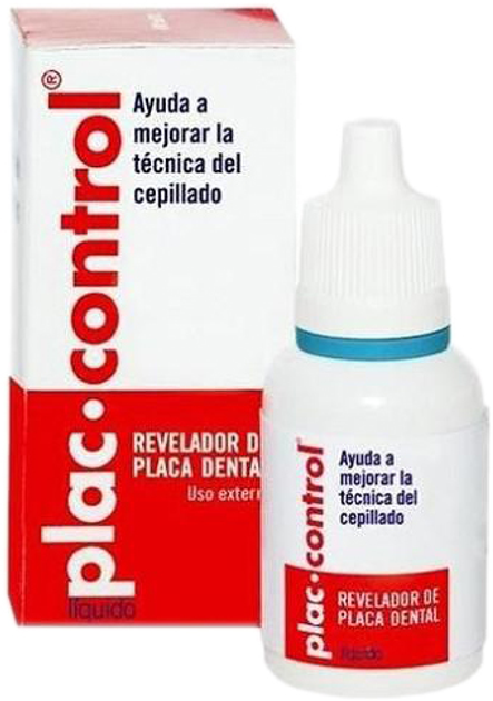 Рідина для виявлення зубного нальоту Dentaid Plac-Control Liquid Plaque Revealer 15 мл (8427426035041) - зображення 1