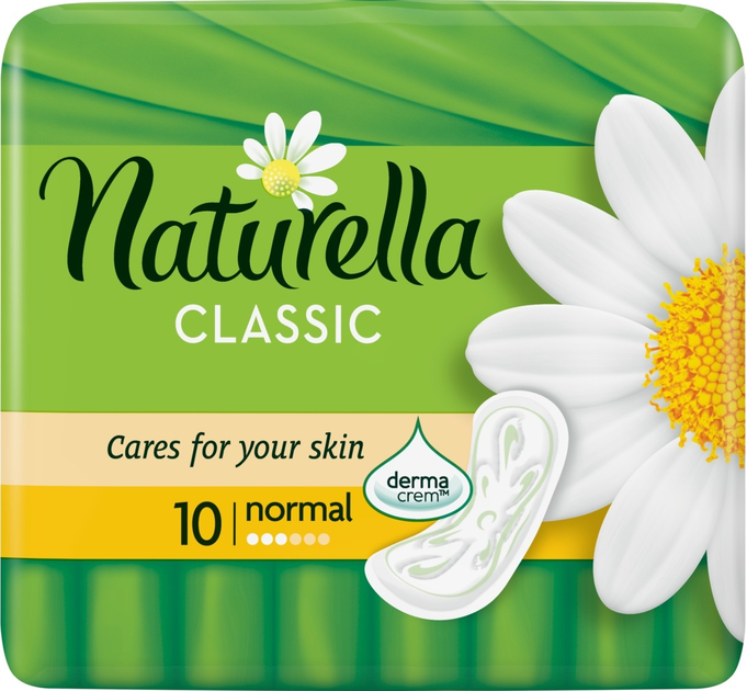 Wkładki Naturella Classic Normal 10 szt (4015400763260) - obraz 1