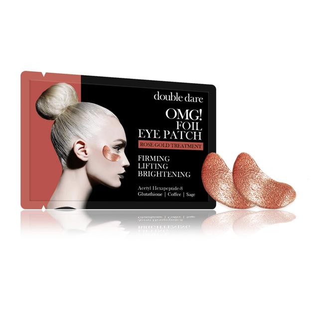 Патчи под глаза с розовым золотом Double Dare OMG! Foil Eye Patch Rose ...