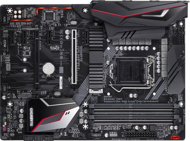 Материнская плата Gigabyte Z390 Gaming X (s1151v2, Intel Z390, PCI-Ex16 ...