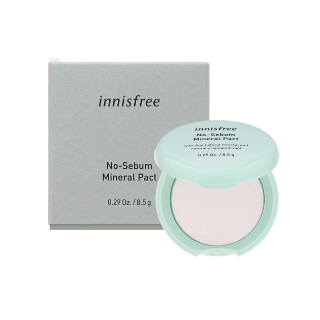 Компактна мінеральна пудра для обличчя Innisfree No Sebum Mineral Pact, 8.5 мл - зображення 3