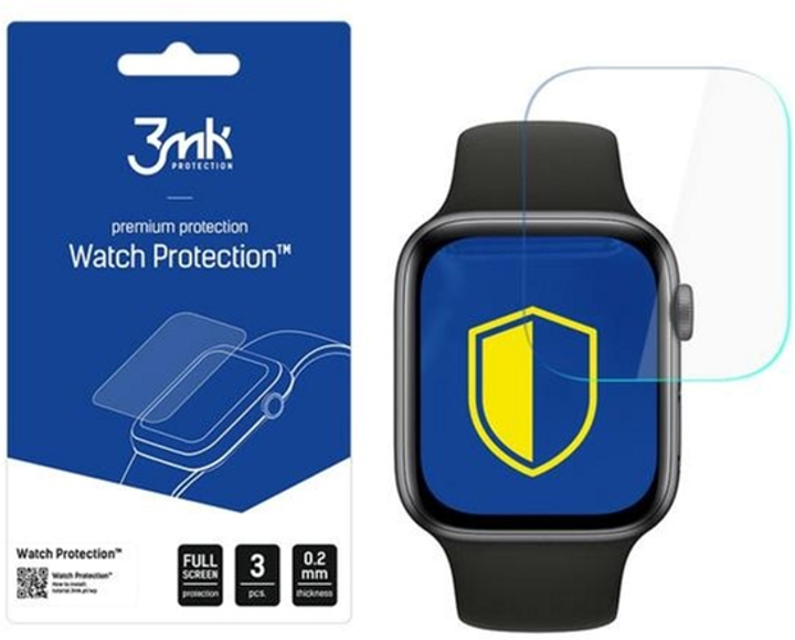 Захисна плівка 3MK ARC FS для Apple Watch 5 40 мм 3 шт (5903108210744) - зображення 1