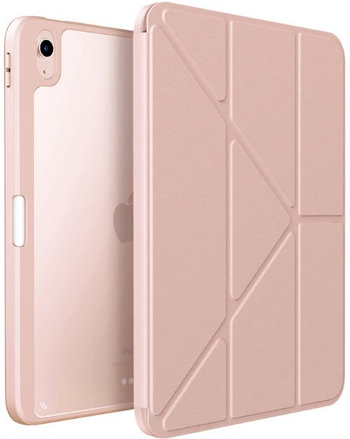 Обкладинка Uniq Moven для Apple iPad Air 10.9" 2022/2020 антибактеріальна Blush Pink (8886463680568) - зображення 1