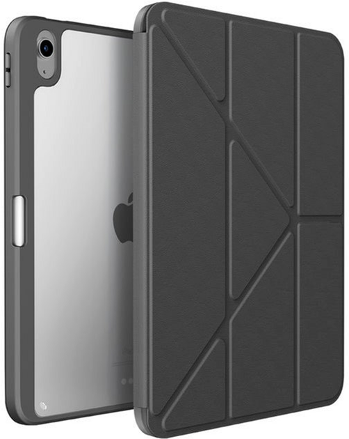 Обкладинка Uniq Moven для Apple iPad Air 10.9" 2022/2020 антибактеріальна Charcoal Grey (8886463680551) - зображення 1