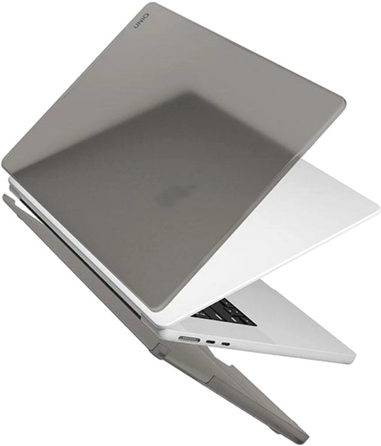 Для ноутбука Uniq Claro для Apple MacBook Air 13 2022 Smoke Grey (8886463683231) - зображення 2