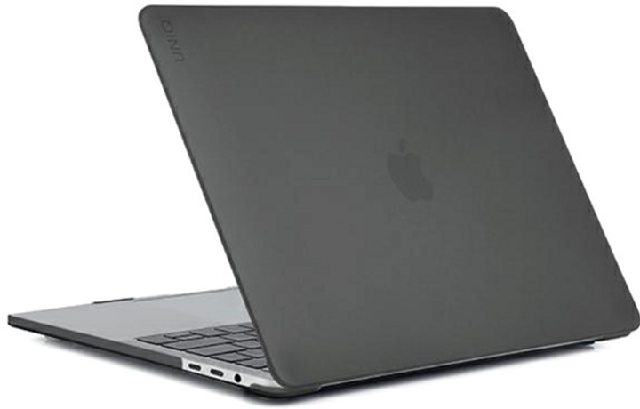 Etui na laptopa Uniq Husk Pro Claro do Apple MacBook Pro 13" 2020 Smoke Matte Grey (8886463673997) - obraz 1