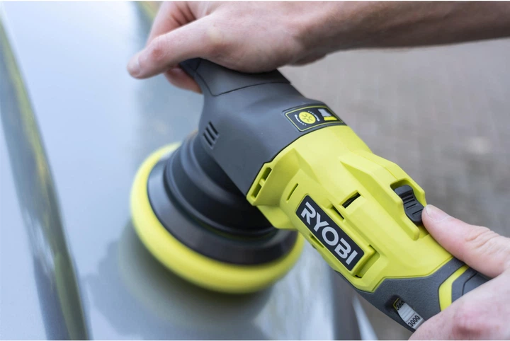 Машина полірувальна RYOBI R18P-0 акумуляторна ONE+ 18В 125 мм solo (5133004845) - зображення 7