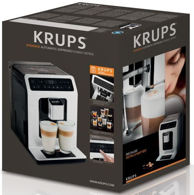 Кофемашина KRUPS Evidence White EA890110 - изображение 8