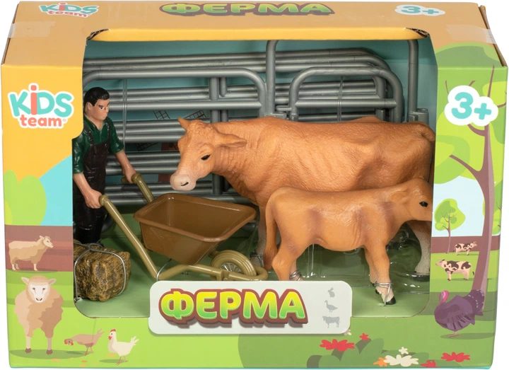 Набор игрушек Kids Team Ферма 3 шт (Q9899-X10_1) - Фото 4 Набор игрушек Kids Team Ферма 3 шт (Q9899-X10_1) - изображение 4