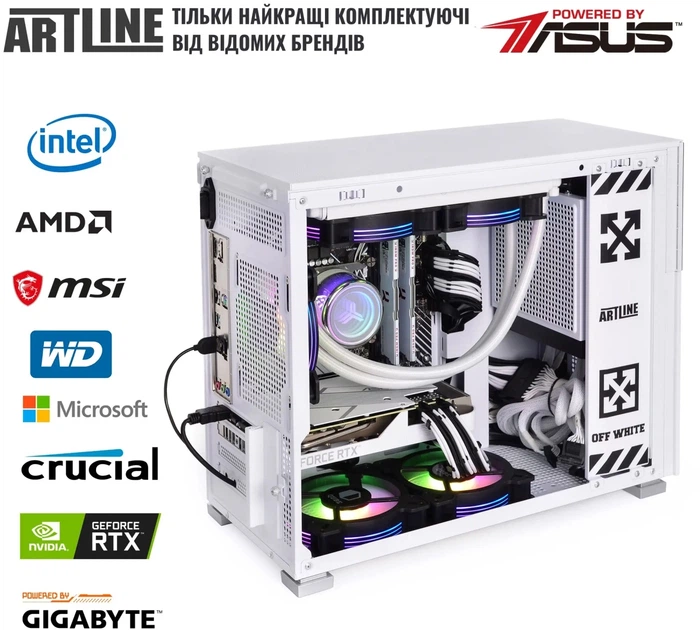Комп'ютер ARTLINE Gaming D31White (D31WHITEv33) - Фото 9 Комп'ютер ARTLINE Gaming D31White (D31WHITEv33) - зображення 9