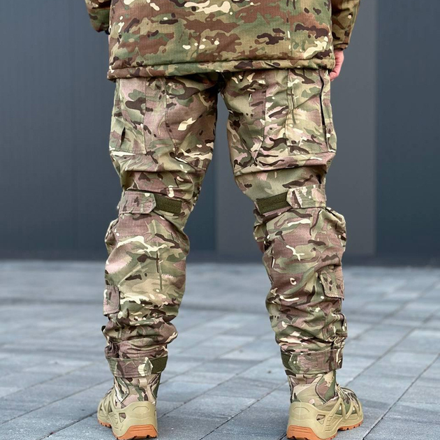 Мужские Утепленные Штаны с отсеками для налокотников / Демисезонные Брюки Grifon мультикам размер L - изображение 2