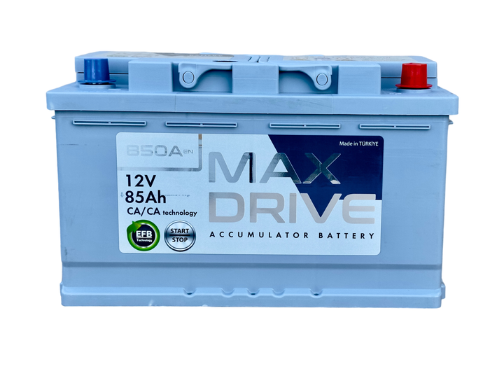 Автомобильный аккумулятор Max Drive EFB 85 Ah (-/+) EN850 (СТ-00150317) - изображение 2