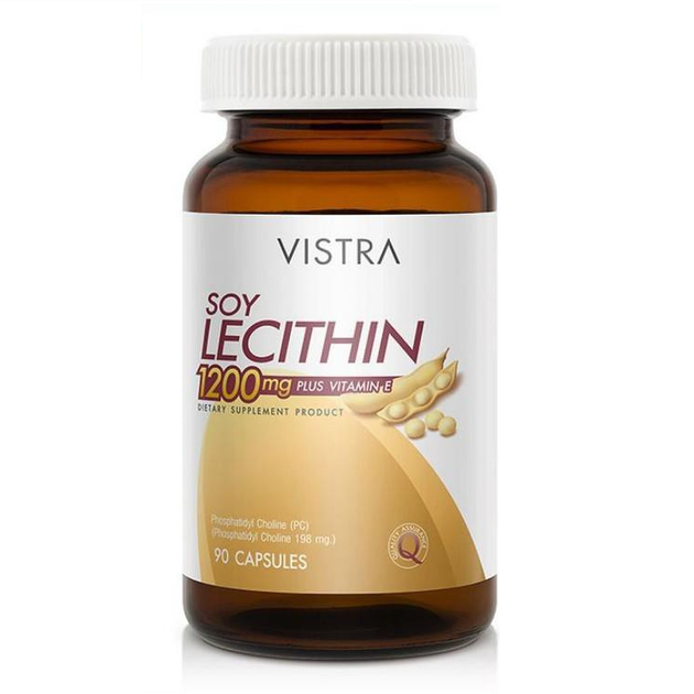 Соевый Лецитин плюс c Витамин Е 1200 мг Lecithin Vistra (8851515605806) - изображение 1