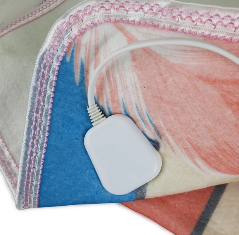 Простынь электрическая односпальная Electric Blanket 150х120см разноцветная - изображение 2