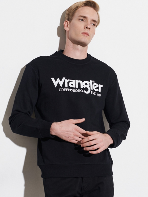 Світшот чоловічий Wrangler W212025 XL Чорний від Rozetka на платформі USKIDKA Акція на Світшот чоловічий Wrangler W212025 XL Чорний від Rozetka