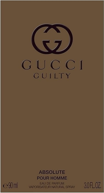 Парфумована вода для чоловіків Gucci Guilty Absolute 90 мл (8005610344157) - зображення 2