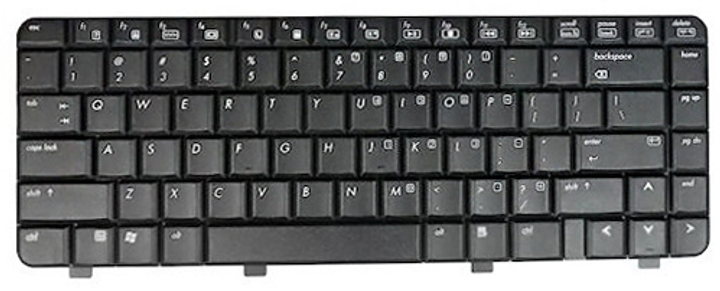 Klawiatura do laptopa Qoltec HP DV2000 / V3000 Czarna (7569.HPDV2000B) - obraz 1