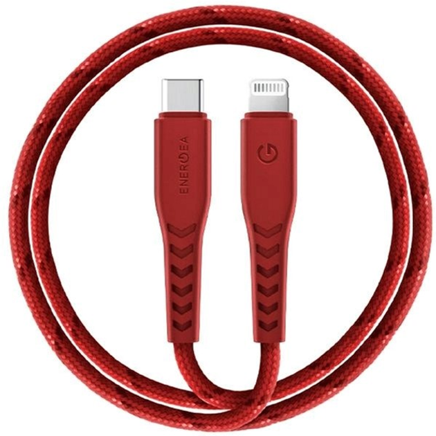 Kabel Energea Nyloflex USB-C - Lightning C94 MFI 1.5 m czerwony (6957879423208) - obraz 1