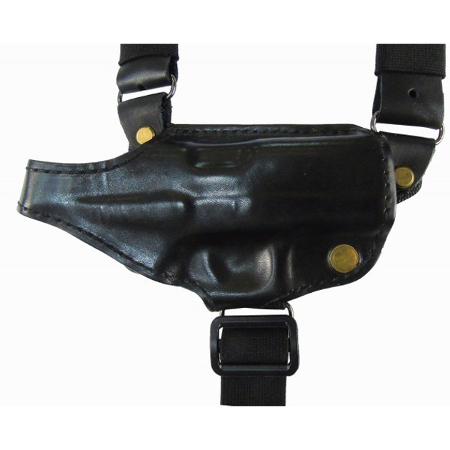 Кобура Медан для Glock 43 оперативная кожаная формованная з комбинированным креплением ( 1001 Glock 43 ) - изображение 2