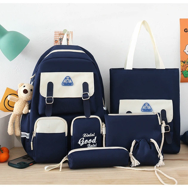 Набор рюкзаков 5в1 Good Baizi 45х32х14 см Синий (без Мишки) от продавца ...