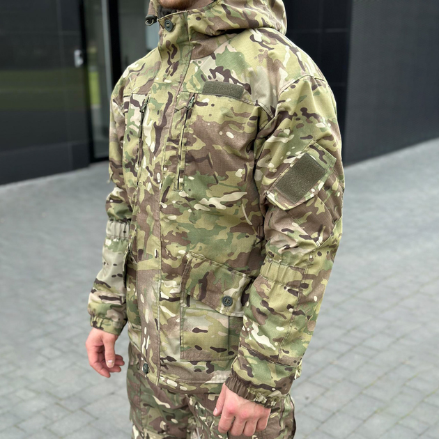 Мужская демисезонная Куртка "Горка 5" с Капюшоном и функциональными Карманами рип-стоп мультикам размер S - изображение 2