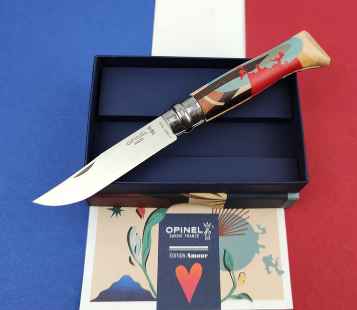 Нож Opinel №8 Amour Edition By Franck Pellegrino Sandvik 12C27 (002316) - изображение 2