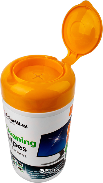 Серветки для чищення ColorWay для чистки LCD / TFT моніторів 100 шт (CW-1071) - зображення 5